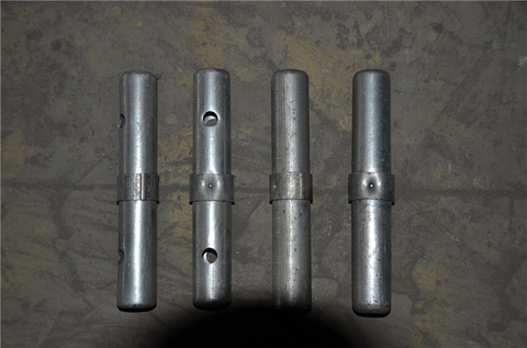 พินข้อต่อโครงเหล็กชุบสังกะสีก่อนนั่งร้าน